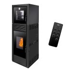 Sannover Ardoria salamandra a pellets com forno 13 kW