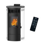 Sannover Flavia salamandra a pellets de ar 15 kW branca