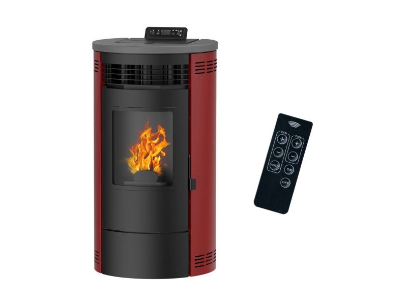 Sannover Salamandra a pellets de ar Flavia 9,5 kW Bordeaux