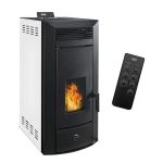 Sannover Kleona salamandra hidro a pellets 22,7 kW branca