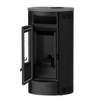 Sannover Salamandra a pellets de ar Flavia 9,5 kW preta