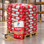 TotalEnergies Premium pellets de madeira – 66 sacos de 15 kg – palete 990 kg – DINplus