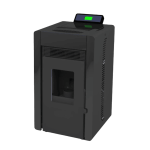 SCHENGER HLP3402 salamandra a pellets preta 5,5 kW A++ totalmente automática Wi-Fi + modo ECO