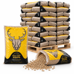 Green Gold Jura pellets de madeira – 72 sacos de 15 kg – palete 1.080 kg – 100 % madeira de coníferas – DINplus & PEFC