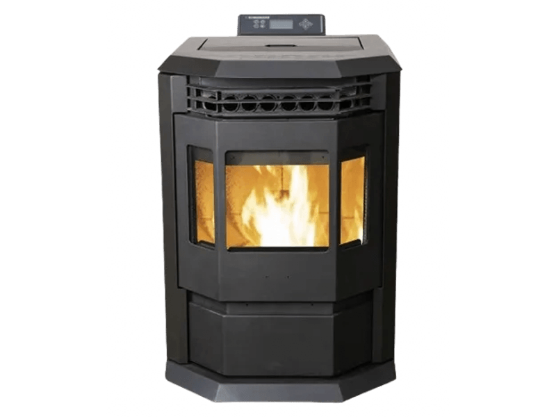 SCHENGER HLP3602 salamandra a pellets preta 9,3 kW A++ totalmente automática Wi-Fi + ECO + TIMER