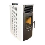 SCHENGER HP51 salamandra a pellets branca 8,8 kW A+ totalmente automática Wi-Fi + ECO + TIMER