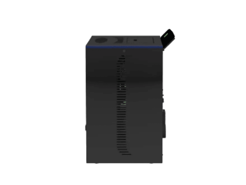 SCHENGER HLP3402 salamandra a pellets preta 5,5 kW A++ totalmente automática Wi-Fi + modo ECO