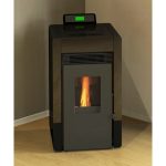 SCHENGER HLP3402 salamandra a pellets preta 5,5 kW A++ totalmente automática Wi-Fi + modo ECO