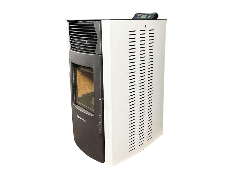 SCHENGER HP51 salamandra a pellets branca 8,8 kW A+ totalmente automática Wi-Fi + ECO + TIMER