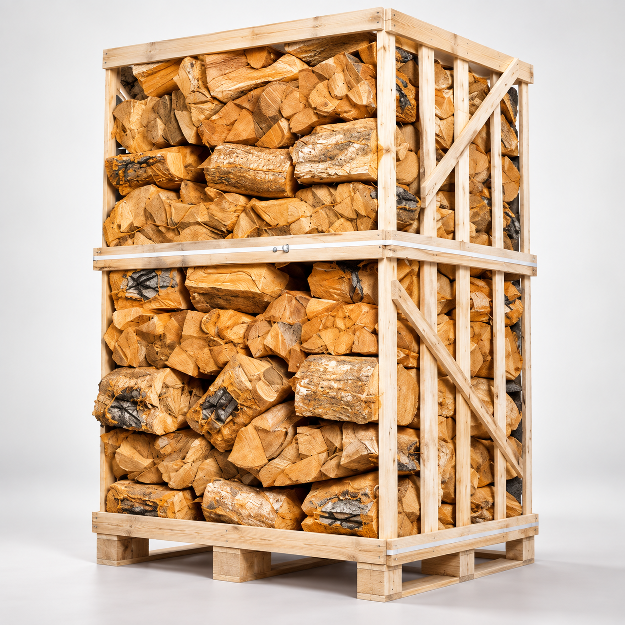 Lenha de bétula 25 cm – 80 sacos – humidade residual ≤ 20 % – elevado poder calorífico