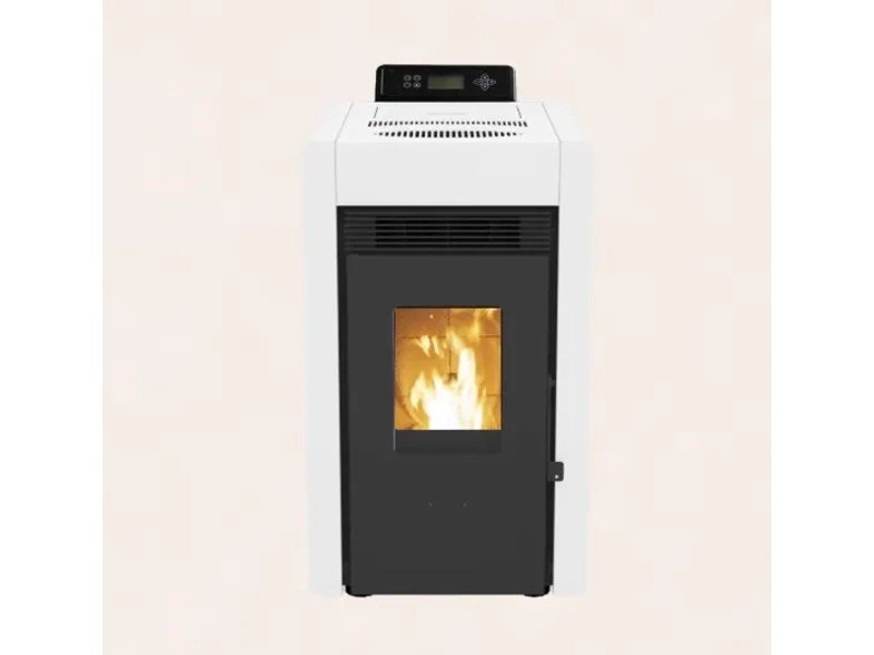 SCHENGER HLP3402 salamandra a pellets branca 5,5 kW A++ totalmente automática Wi-Fi + modo ECO