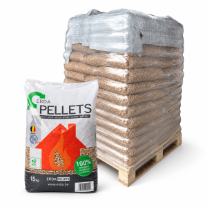 Piveteau pellets de madeira – 66 sacos de 15 kg – palete 990 kg – 100 % madeira de coníferas