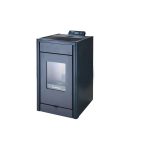 SCHENGER HP07 salamandra a pellets preta 8 kW A++ totalmente automática Wi-Fi + ECO + TIMER