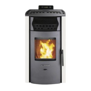 SCHENGER HP51 salamandra a pellets branca 8,8 kW A+ totalmente automática Wi-Fi + ECO + TIMER