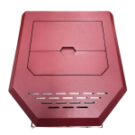 SCHENGER HLP3602 salamandra a pellets vermelha 9,3 kW A++ totalmente automática Wi-Fi + ECO + TIMER