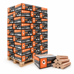 Heizfuxx BBQ briquetes de madeira de faia – 18 embalagens de 18 kg – palete 324 kg