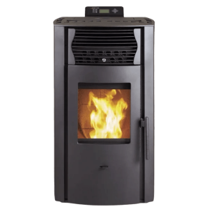 SCHENGER Salamandra a pellets HP51 preta 8,8 kW A+ totalmente automática Wi-Fi + ECO + TIMER