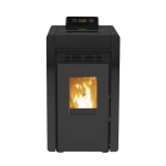 SCHENGER HLP3402 salamandra a pellets preta 5,5 kW A++ totalmente automática Wi-Fi + modo ECO