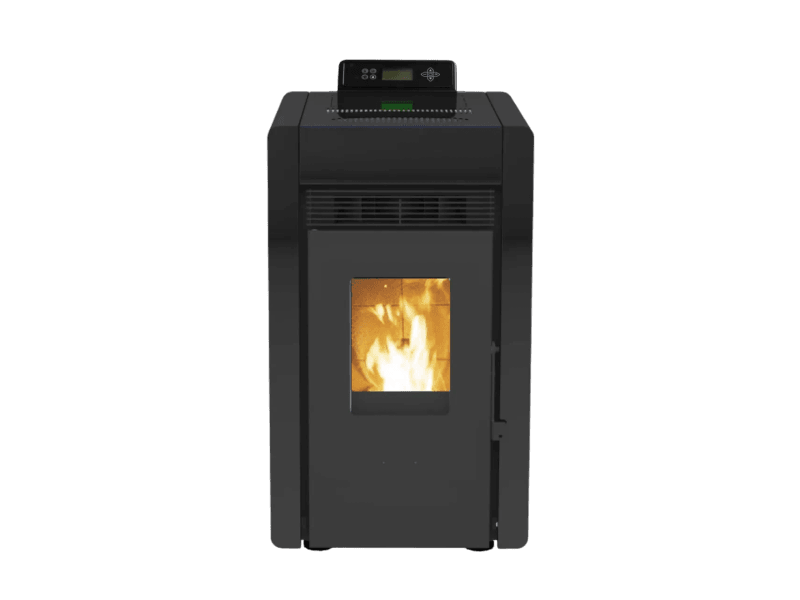 SCHENGER HLP3402 salamandra a pellets preta 5,5 kW A++ totalmente automática Wi-Fi + modo ECO