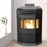 SCHENGER HLP3602 salamandra a pellets preta 9,3 kW A++ totalmente automática Wi-Fi + ECO + TIMER