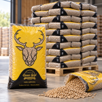 Green Gold Jura pellets de madeira – 72 sacos de 15 kg – palete 1.080 kg – 100 % madeira de coníferas – DINplus & PEFC