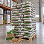 Pyrénées pellets de madeira – 65 sacos de 15 kg – palete 975 kg – 100 % madeira de coníferas – DINplus