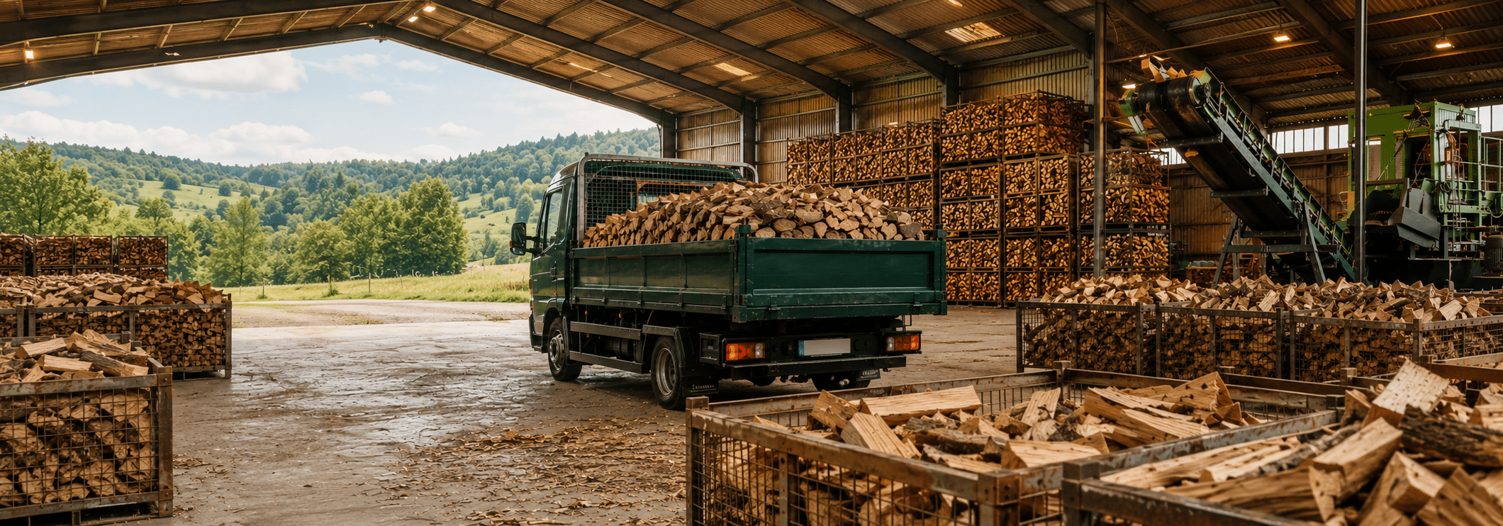 Lenha, pellets e equipamentos de aquecimento na MADEIRA REV
