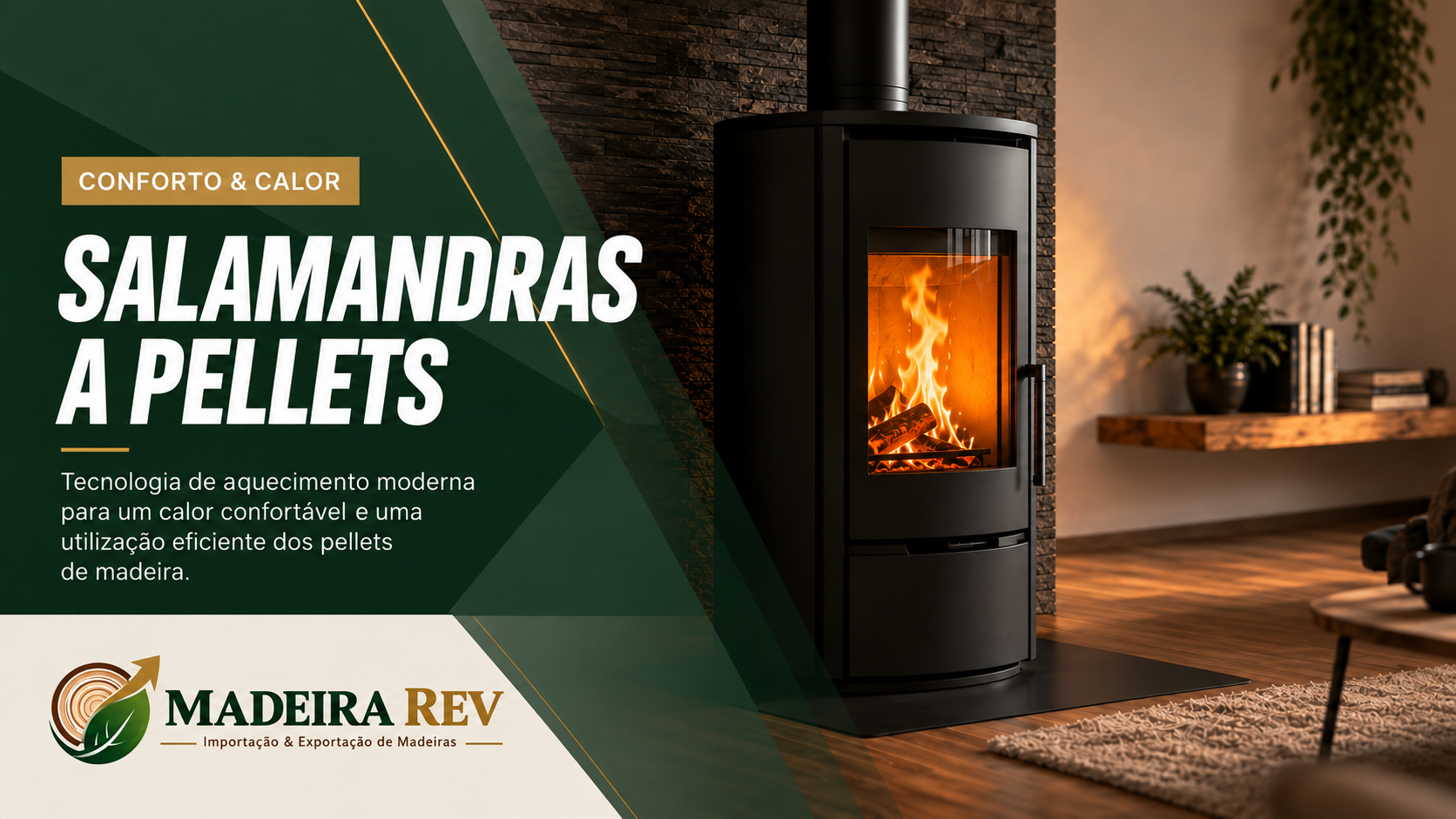 Salamandras a pellets na MADEIRA REV