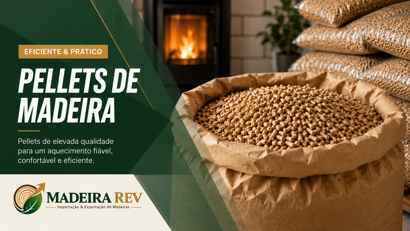 Pellets de madeira na MADEIRA REV