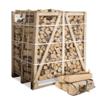 Heizfuxx lenha de bétula – 1 metro cúbico aparente / aprox. 500 kg