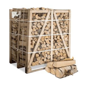 Heizfuxx lenha de bétula – 1 metro cúbico aparente / aprox. 500 kg
