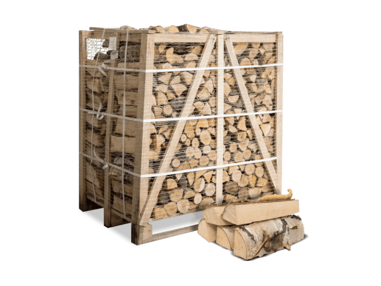 Heizfuxx lenha de bétula – 1 metro cúbico aparente / aprox. 500 kg