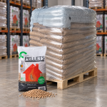 Piveteau pellets de madeira – 66 sacos de 15 kg – palete 990 kg – 100 % madeira de coníferas