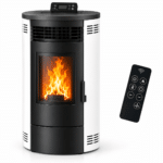 Sannover Flavia salamandra a pellets de ar 15 kW branca