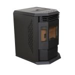 SCHENGER HLP3602 salamandra a pellets preta 9,3 kW A++ totalmente automática Wi-Fi + ECO + TIMER