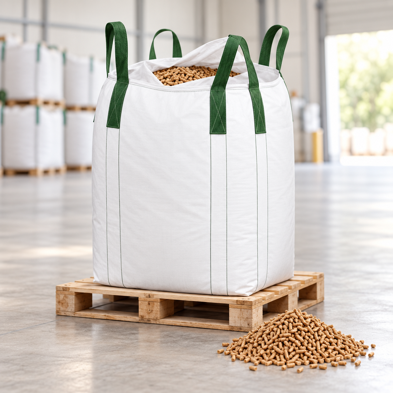 Pellets de madeira a granel – preço por tonelada