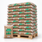 Moulin Bois Energie pellets de madeira – 65 sacos de 15 kg – palete 975 kg – ENplus A1 & PEFC
