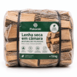 Lenha seca em câmara em fardo – mistura de folhosas com faia, carpa, freixo e carvalho