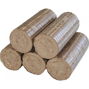 Briquetes de madeira prensada – 100 % madeira de folhosas – palete 1.040 kg