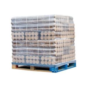 Le Bouscatier briquetes de madeira prensada – 1.000 kg – 66 embalagens de 8 briquetes