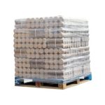 Le Bouscatier briquetes de madeira prensada – 1.000 kg – 66 embalagens de 8 briquetes