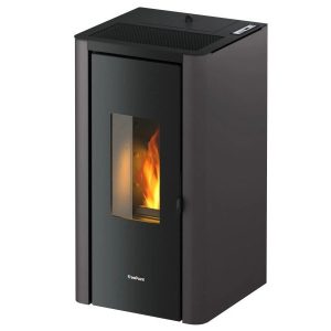 Freepoint Salamandra a pellets Indi em aço antracite 7 kW