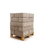 Heizfuxx RUF Original Red briquetes de madeira dura – 30 embalagens de 10 kg – palete 300 kg