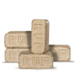 Heizfuxx RUF Original Blue briquetes de madeira de coníferas – 30 embalagens de 10 kg – palete 300 kg