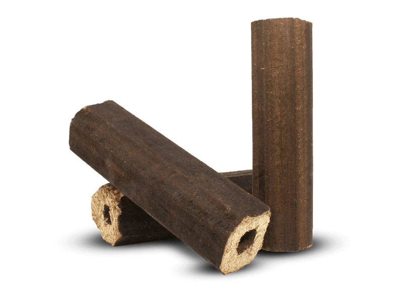 Heizfuxx PiniKay Octagon briquetes de madeira dura – 30 embalagens de 10 kg – palete 300 kg