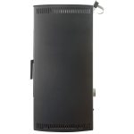 Rowi salamandra a pellets em aço preta 8,7 kW