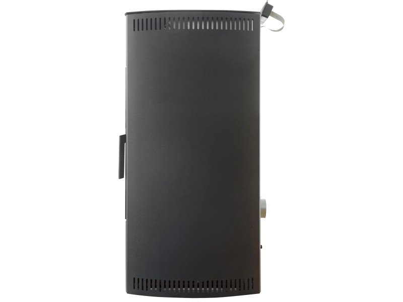 Rowi salamandra a pellets em aço preta 8,7 kW