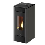 Freepoint INDA salamandra a pellets em aço antracite 10,5 kW