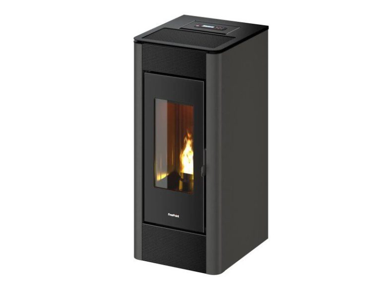 Freepoint INDA salamandra a pellets em aço antracite 10,5 kW