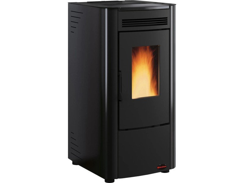 Firefix Ketty salamandra a pellets em aço preta 6,3 kW